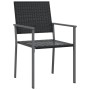 Juego de comedor para jardín 5 piezas ratán sintético y acero von , Gartensets - Ref: Foro24-3187007, Preis: 279,28 €, Rabatt: %