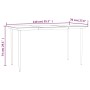 Juego de comedor para jardín 5 piezas ratán sintético y acero von , Gartensets - Ref: Foro24-3187007, Preis: 279,28 €, Rabatt: %