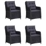 5-teiliges schwarzes Garten-Essset von vidaXL, Gartensets - Ref: Foro24-3067819, Preis: 937,96 €, Rabatt: %