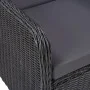Juego de comedor para jardín 5 piezas negro de vidaXL, Conjuntos de jardín - Ref: Foro24-3067819, Precio: 869,11 €, Descuento: %