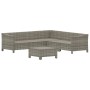 Set de muebles de jardín 6 pzas y cojines ratán sintético gris by , Garden sets - Ref: Foro24-3187278, Price: 449,95 €, Disco...