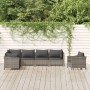 Set de muebles de jardín 7 pzas y cojines ratán sintético gris von , Gartensets - Ref: Foro24-3187286, Preis: 586,56 €, Rabat...