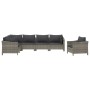 Set de muebles de jardín 7 pzas y cojines ratán sintético gris von , Gartensets - Ref: Foro24-3187286, Preis: 586,56 €, Rabat...