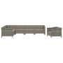Set de muebles de jardín 7 pzas y cojines ratán sintético gris von , Gartensets - Ref: Foro24-3187286, Preis: 586,56 €, Rabat...