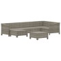 Set de muebles de jardín 7 pzas y cojines ratán sintético gris by , Garden sets - Ref: Foro24-3187292, Price: 508,93 €, Disco...