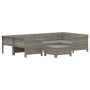 Set de muebles de jardín 7 pzas y cojines ratán sintético gris von , Gartensets - Ref: Foro24-3187301, Preis: 532,86 €, Rabat...
