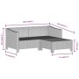 Set de muebles de jardín 7 pzas y cojines ratán sintético gris von , Gartensets - Ref: Foro24-3187301, Preis: 532,86 €, Rabat...