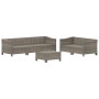 Set de muebles de jardín 6 pzas y cojines ratán sintético gris by , Garden sets - Ref: Foro24-3187265, Price: 559,20 €, Disco...
