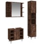 Set de muebles baño 3 pzas madera contrachapada roble ahumado von , Badezimmermöbel - Ref: Foro24-3187606, Preis: 198,22 €, R...