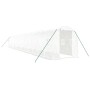 Invernadero con estructura de acero blanco 28 m² 14x2x2 m by , Greenhouses - Ref: Foro24-3188033, Price: 441,52 €, Discount: %