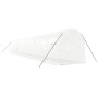 Invernadero con estructura de acero blanco 28 m² 14x2x2 m by , Greenhouses - Ref: Foro24-3188033, Price: 441,52 €, Discount: %