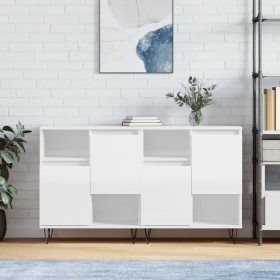 Aparadores 2 uds madera contrachapada blanco brillo von , Sideboards - Ref: Foro24-3190127, Preis: 122,40 €, Rabatt: %