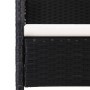 Juego de comedor de jardín 5 pzas ratán sintético y acero negro by , Garden sets - Ref: Foro24-3203308, Price: 285,14 €, Disc...