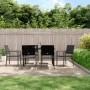 Juego de comedor para jardín 7 piezas ratán sintético y acero von , Gartensets - Ref: Foro24-3187024, Preis: 338,55 €, Rabatt: %