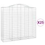 Cestas gaviones 25 uds forma de arco hierro 200x50x180/200 cm von , Töpfe und Pflanzgefäße - Ref: Foro24-3145740, Preis: 3,00...