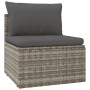 Set de muebles de jardín 5 pzas y cojines ratán sintético gris by , Garden sets - Ref: Foro24-3157372, Price: 460,99 €, Disco...