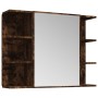 Set de muebles de baño 4 piezas madera contrachapada roble humo de , Muebles de baño - Ref: Foro24-3187612, Precio: 234,35 €,...
