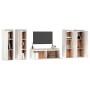Muebles para TV 5 piezas madera maciza de pino blanco by , TV Furniture - Ref: Foro24-3100210, Price: 314,94 €, Discount: %