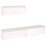 Conjunto de mueble de TV 3 piezas madera maciza de pino blanco von , TV-Möbel - Ref: Foro24-3100140, Preis: 186,75 €, Rabatt: %