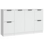 Aparadores 3 piezas madera contrachapada blanco von , Sideboards - Ref: Foro24-3115844, Preis: 156,02 €, Rabatt: %