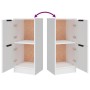 Aparadores 3 piezas madera contrachapada blanco von , Sideboards - Ref: Foro24-3115844, Preis: 156,02 €, Rabatt: %