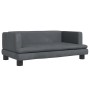 Cama para perros de terciopelo gris oscuro 80x45x30 cm von , Betten für Hunde - Ref: Foro24-171896, Preis: 83,16 €, Rabatt: %