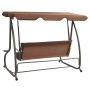 Banco balancín de jardín con dosel color café von , Gartenwippen - Ref: Foro24-313338, Preis: 276,73 €, Rabatt: %