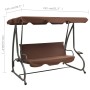 Banco balancín de jardín con dosel color café von , Gartenwippen - Ref: Foro24-313338, Preis: 276,73 €, Rabatt: %