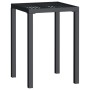 Mesa de jardín de acero gris antracita 50x50x72 cm by , Garden tables - Ref: Foro24-362742, Price: 85,40 €, Discount: %
