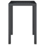 Mesa de jardín de acero gris antracita 50x50x72 cm by , Garden tables - Ref: Foro24-362742, Price: 85,40 €, Discount: %