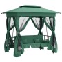 Cenador de jardín banco columpio convertible acero y tela verde von , Gartenwippen - Ref: Foro24-363327, Preis: 344,22 €, Rab...