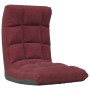 Tumbona de suelo plegable de tela rojo vino tinto von , Bodenstühle - Ref: Foro24-336592, Preis: 79,17 €, Rabatt: %