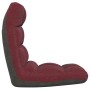 Tumbona de suelo plegable de tela rojo vino tinto von , Bodenstühle - Ref: Foro24-336592, Preis: 79,17 €, Rabatt: %
