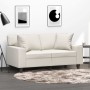 Cojines decorativos 2 uds cuero sintético crema 40x40 cm by , Cushions - Ref: Foro24-349480, Price: 26,90 €, Discount: %