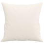 Cojines decorativos 2 uds cuero sintético crema 40x40 cm by , Cushions - Ref: Foro24-349480, Price: 26,90 €, Discount: %