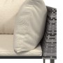 Set de muebles de jardín 3 pzas y cojines ratán sintético gris von , Gartensets - Ref: Foro24-364129, Preis: 138,16 €, Rabatt: %