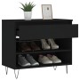Mueble zapatero madera contrachapada negro 70x36x60 cm de , Zapateros y organizadores de calzado - Ref: Foro24-831437, Precio...