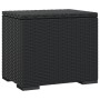 Otomana con cojín negro 40x30x40 cm ratán sintético von , Osmanen - Ref: Foro24-319392, Preis: 52,72 €, Rabatt: %