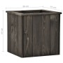 Arriate de madera maciza de pino gris oscuro 38x41x40 cm von , Töpfe und Pflanzgefäße - Ref: Foro24-315416, Preis: 49,43 €, R...