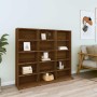 Estantería de CDs contrachapada marrón roble 102x23x89,5 cm von , CD- und DVD-Speicher - Ref: Foro24-815485, Preis: 88,16 €, ...