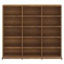 Estantería de CDs contrachapada marrón roble 102x23x89,5 cm von , CD- und DVD-Speicher - Ref: Foro24-815485, Preis: 88,16 €, ...