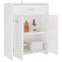 Armario de baño madera contrachapada blanco brillo 60x33x80 cm von , Badezimmermöbel - Ref: Foro24-805030, Preis: 86,74 €, Ra...