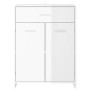 Armario de baño madera contrachapada blanco brillo 60x33x80 cm von , Badezimmermöbel - Ref: Foro24-805030, Preis: 86,74 €, Ra...