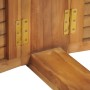 Mesa de bar plegable de madera teca maciza 155x53x105 cm by , Garden tables - Ref: Foro24-43804, Price: 444,45 €, Discount: %