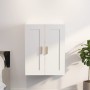 Armario de pared madera de ingeniería blanco 69,5x32,5x90 cm by , Shelves and shelves - Ref: Foro24-812294, Price: 76,35 €, D...