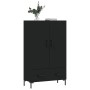 Aparador alto madera de ingeniería negro 69,5x31x115 cm by , Sideboards - Ref: Foro24-828237, Price: 107,91 €, Discount: %