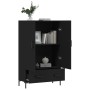 Aparador alto madera de ingeniería negro 69,5x31x115 cm by , Sideboards - Ref: Foro24-828237, Price: 107,91 €, Discount: %