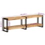 Mueble de TV madera maciza de mango 140x30x40 cm von , TV-Möbel - Ref: Foro24-356171, Preis: 123,43 €, Rabatt: %