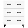 Aparador de madera contrachapada blanco brillante 69,5x34x90 cm by , Sideboards - Ref: Foro24-812165, Price: 95,26 €, Discoun...