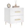 Mesita de noche madera de ingeniería blanco 40x35x47,5 cm by , Nightstands - Ref: Foro24-827276, Price: 66,78 €, Discount: %